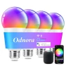 Thumbnail Smart Light Bulbs, Color Changing, 4 Pack — Incandescent, Odnora