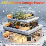 Thumbnail Electric Garage Heater with WIFI, Remote, and ECO Mode — Portable Kerosene Heaters, Riseon