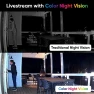 Thumbnail Indoor/Outdoor 1080p Wi-Fi Smart Home Security Camera with Color Night Vision, Motion Detection, 2-Way Audio, Black... — Complete Surveillance Systems, Wyze