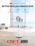 Thumbnail Smart Oscillating Pedestal Fan — Ceiling Fans, Dreo