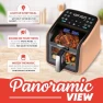 Thumbnail Air Fryer with Panoramic Window and Interior Light — Air Fryers, Gourmia
