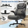 Thumbnail Big and Tall Office Chair with Inflatable Lumbar Support — Desk Chairs, Sofetura