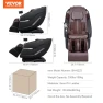 Thumbnail Full Body Massage Chair — Beds & Tables, VEVOR