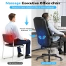Thumbnail Kneading Massage Office Chair with Footrest — Desk Chairs, CHAIRKER