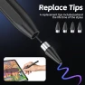 Thumbnail Digital Stylus Pen with 4 Replacement Tips and Magnetic Attachment — Styluses & Digital Pens, Kenkor