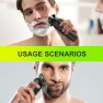 Thumbnail Electric Razor with Magnetic Detachable Head and 3D Floating Head — Accessories, MAXWISDOM