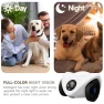 Thumbnail Movable Pet Robot Camera with Treat Dispenser — Cameras & Monitors, OROMVO