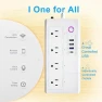 Thumbnail Smart Power Strip Surge Protector with Fast Charge — Power Distribution Units, XENON