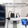 Thumbnail Surge Protector Power Strip with 8 Outlets and 4 USB Ports — Power Solutions & Surge Protection, YISHU