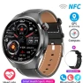 Smart Watch with NFC, AMOLED HD Display, Heart Rate Monitor, Bluetooth Calling, IP68 Waterproof — Smartwatches, Wula Mall