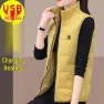Women's Smart Electric Heated Vest with USB Charging - Winter Large — Base Layers, The Two