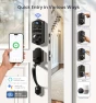 Thumbnail Wi-Fi Smart Fingerprint Front Door Lock Set — Deadbolts, Veise