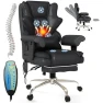 Thumbnail 7-Point Massage Office Chair with Heating and Footrest — Desk Chairs, Mvpipi