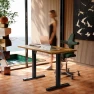 Thumbnail Electric Standing Desk Adjustable Height — Mounts, HUANUO