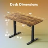 Thumbnail Electric Standing Desk Adjustable Height — Mounts, HUANUO