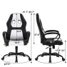 Thumbnail Ergonomic Gaming Chair with Massage and Lumbar Support — Desk Chairs, BestOffice