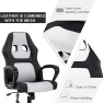 Thumbnail Ergonomic Gaming Chair with Massage and Lumbar Support — Desk Chairs, BestOffice