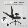 Thumbnail Gaming Chair with Footrest, Massage Lumbar Support, and Gel Pad — Gaming Chairs, Morkprism