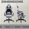 Thumbnail Gaming Chair with Massage and Footrest — Gaming Chairs, Dowinx