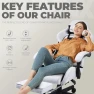 Thumbnail Gaming Chair with Massage and Footrest — Gaming Chairs, Dowinx