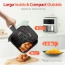Thumbnail Smart Compact Air Fryer with Viewing Window — Air Fryers, Beelicious