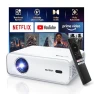 Thumbnail Smart Projector with WiFi and Bluetooth, Netflix-Officially-Licensed, Auto Focus & Keystone, Dolby Audio, Native 1080P,... — Home Theater Projectors, Aurzen