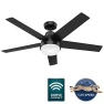 Thumbnail Aerodyne Ceiling Fan 52 inches Matte Black — Ceiling Fans & Accessories, Hunter