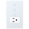 Thumbnail Combination Smart Touch Light Switch and Smart WiFi Power Wall Outlet — Outlet Switches, KEYGMA