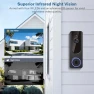 Thumbnail Doorbell Camera Wireless with Indoor Receiver — Motion Sensors, Hubposh