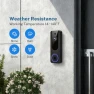 Thumbnail Doorbell Camera Wireless with Indoor Receiver — Motion Sensors, Hubposh