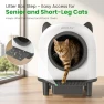 Thumbnail Self Cleaning Litter Box with Cat Ears Design — Waste Bins, OROLEY