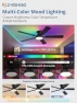 Thumbnail Smart Ceiling Fan with RGB Lights — Ceiling Fans, ZMISHIBO
