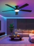 Thumbnail Smart Ceiling Fan with RGB Lights — Ceiling Fans, ZMISHIBO