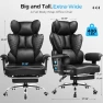 Thumbnail Big and Tall Gaming Chair with Foot Rest, Ergonomic Pocket Spring Lumbar Support, High Back 3D Saddle Shaped Cushion — Gaming Chairs, GTRACING