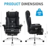 Thumbnail Big and Tall Office Chair with Footrest — Desk Chairs, OwgeinSet
