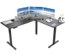 Thumbnail Electric Corner L-Shaped Standing Desk — Office, VIVO