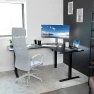 Thumbnail Electric Corner L-Shaped Standing Desk — Office, VIVO