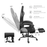 Thumbnail Gaming Chair with Footrest and Massage Lumbar Support — Massage Chairs, ErgoDesign