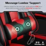 Thumbnail Gaming Chair with Headrest and Massage Lumbar Support — Gaming Chairs, Yaheetech