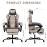 Thumbnail Gaming Chair with Massage and Footrest — Gaming Chairs, WOTSTA