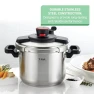 Thumbnail Stainless Steel Pressure Cooker — Electric Pressure Cookers, T-Fal