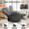 Thumbnail Swivel Recliner Chair with Vibration Massage and Lumbar Heat — Recliners, MAHOMICO