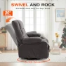 Thumbnail Swivel Recliner Chair with Vibration Massage and Lumbar Heat — Recliners, MAHOMICO