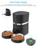 Thumbnail Automatic Pet Feeder with WiFi, App Control, Two-Way Splitter, Two Bowls, Voice Recorder, and Portion Control — Automatic Feeders, WellToBe
