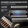 Thumbnail Mini Electric Foil Shaver with Floating Blades and LED Display — Foil, Welclux