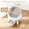 Thumbnail Self-Cleaning Litter Box with App Control and Safety Sensor — Self-Cleaning, Greesum