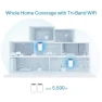 Thumbnail Tri-Band Wi-Fi 6 Mesh Router System — Routers, TP-Link