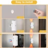 Thumbnail Wireless Wall Sconce with Remote, Motion Sensor, 16 Colors Changing, Dimmable, Rechargeable Battery, 4-Pack — Wall Lighting, Hirzsjoy