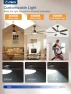 Thumbnail Ceiling Fan with Lights — Ceiling Fans & Accessories, Amico