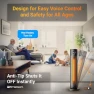 Thumbnail Tower Space Heater with Offline Voice Control — Portable Heating Solutions, Emerson